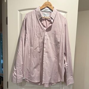 Brand New Lacoste Men's Soft Pink Casual Shirt